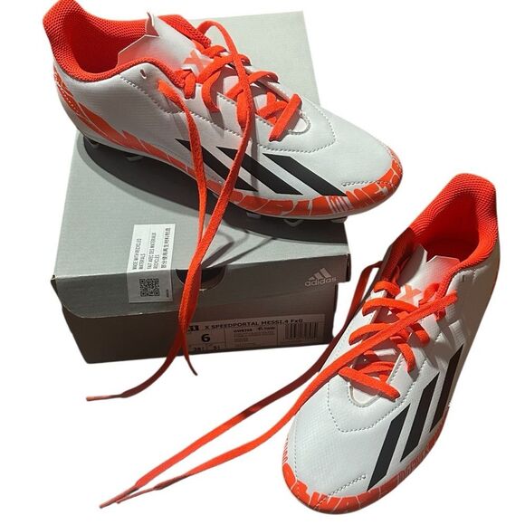 New in Box Kids Adidas X Speed portal Messi.4 TF Shoes Sz 6 Soccer Cleats - Picture 1 of 12
